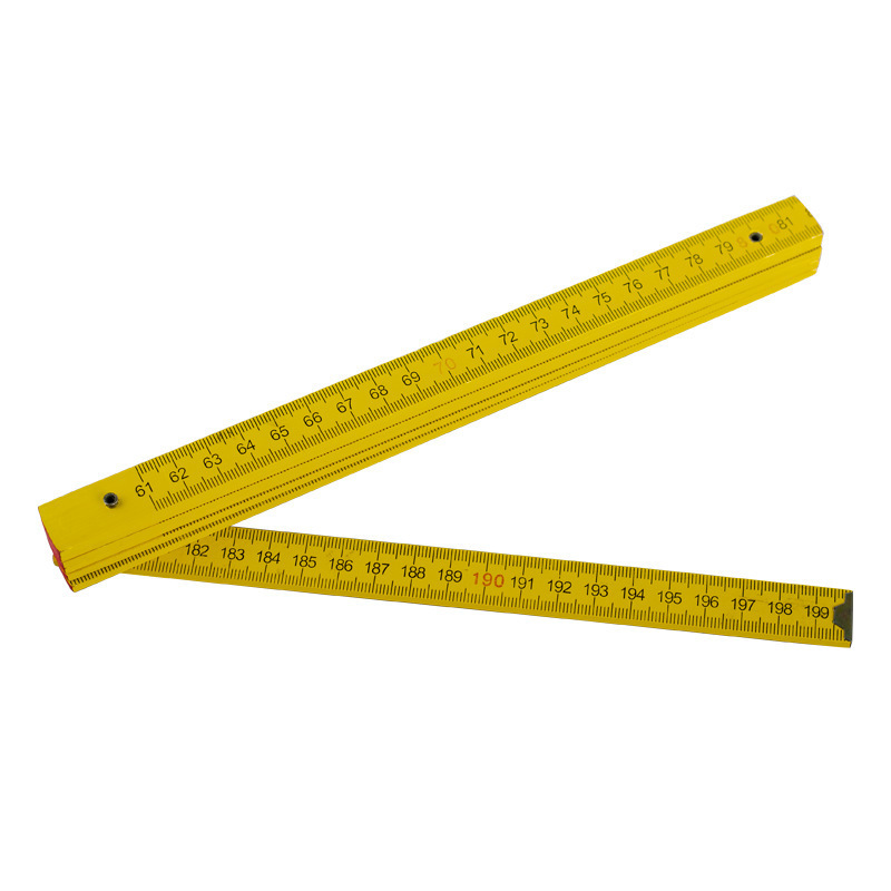 Regla plegable de madera Regla plegable Regla de madera Regla métrica Regla de escala Herramientas de dibujo Suministros didácticos