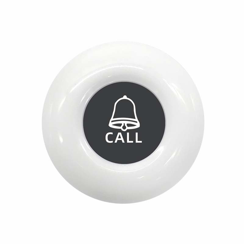 회색 단일 버튼 호출기 5개