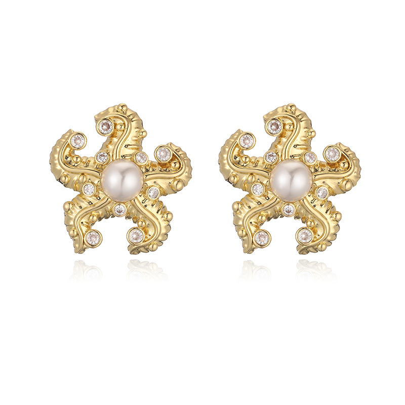 11g Weight Copper Ear Needle Material Pearl, Zircon Inlay Material Ear Studs Classification 1 Pair Quantity Daily Occasion Copper Material Water Droplets, Heart Shape, Flower Pattern Women's Gender Inlay Design Casual, Simple Style Style 1 Pair Casual Simple Style Water Droplets Heart Shape Flower Inlay Copper Pearl Zircon Ear Studs 17