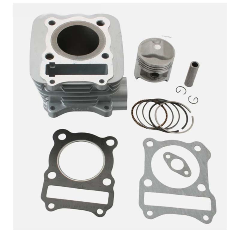摩托车套缸适用Suzuki GS125 DF125 DR125 GN125 57mm气缸活塞|undefined