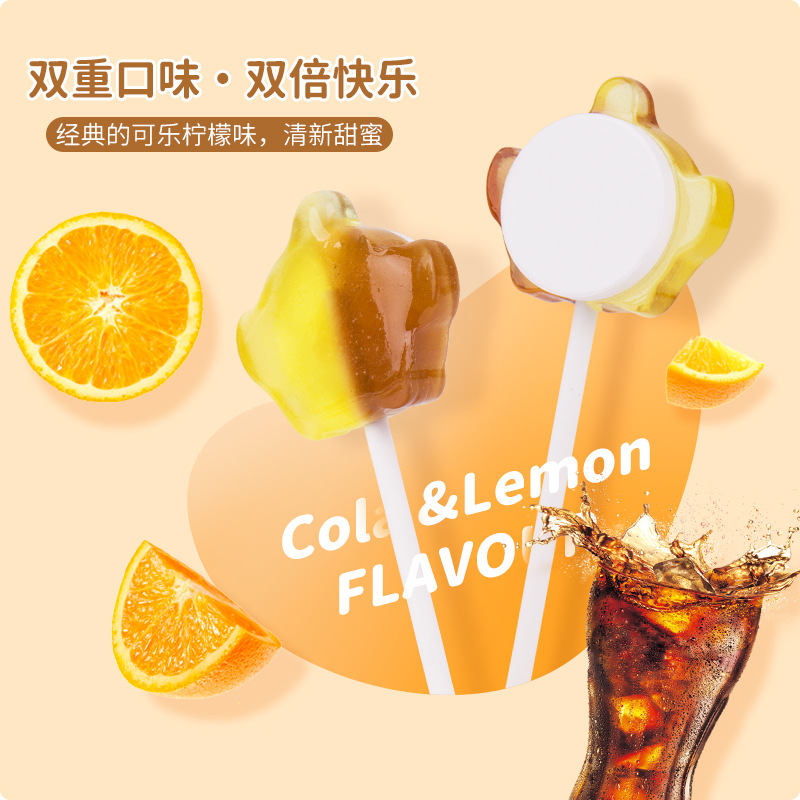 Wedding Celebration Gourmet Candy Children's Fruit Lollipop Cartoon Style Hard Fruit Candy Gift Christmas Candy