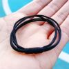 Elastic base hair rope, hair accessory, Korean style, internet celebrity, simple and elegant design