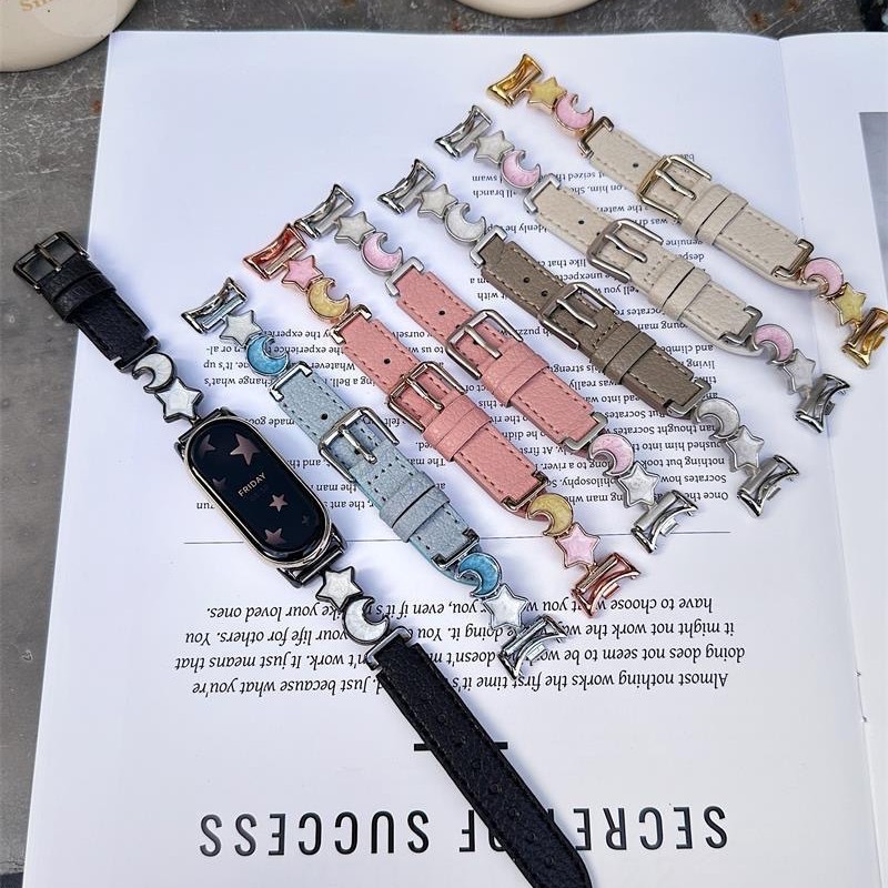 Autumn and winter daughter feeling for millet bracelet 9 strap metal leather millet 8 red rice NFC fashion wristband women