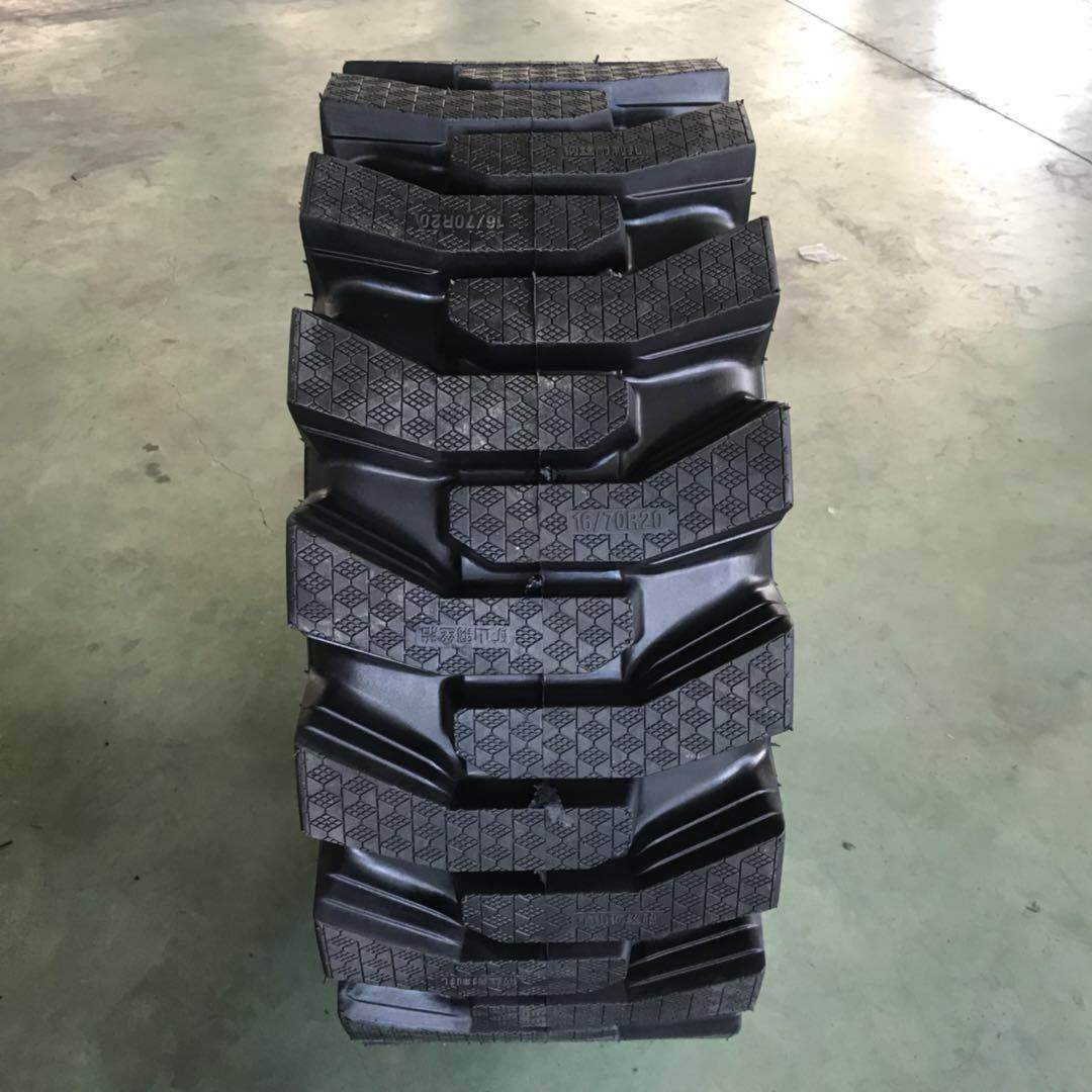 批发半钢16/70-20 铲车装载机轮胎人字半实心耐扎工程轮胎