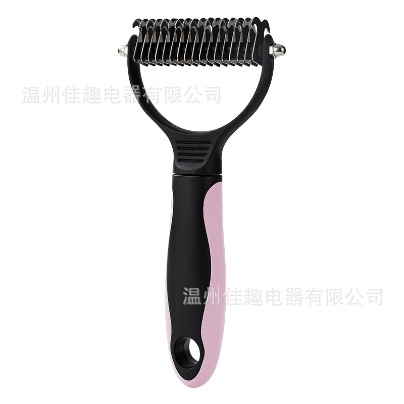 작은 매듭 빗 핑크