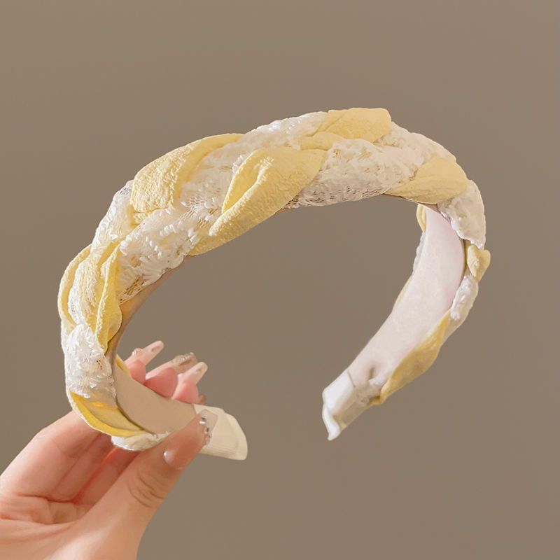 2025 nueva diadema de cabeza alta para mujer, lujo ligero, tarjeta de alta calidad, diadema de salida diaria de verano, pequeño paquete de cabello