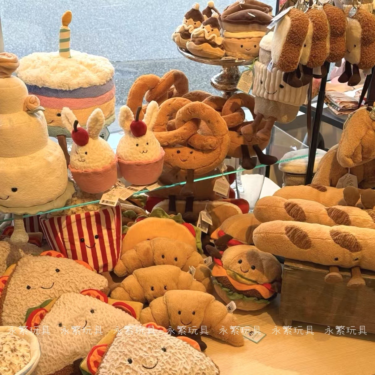 趣味パン人形jly焙煎グルメぬいぐるみシミュレーショントースト抱き枕パン屋装飾品卸売り