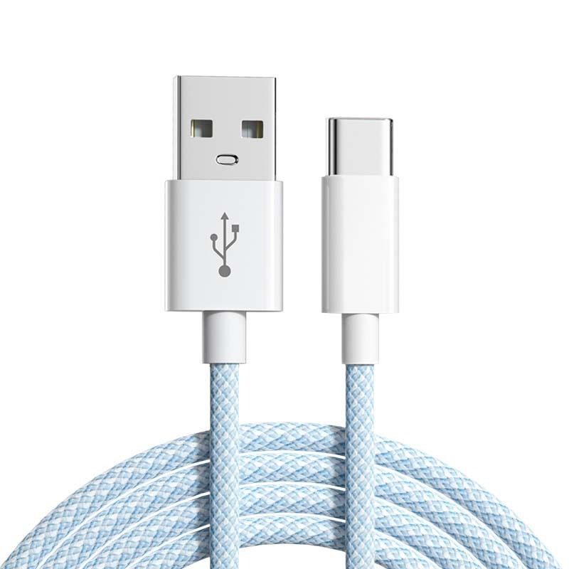 人気の 20WPD カラー編組高速充電データケーブル Apple Huawei 6A フラッシュ充電拡張携帯電話充電ケーブルに適しています|undefined