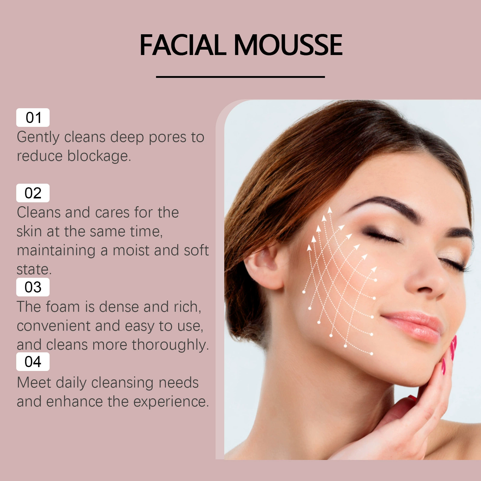 Делик Cleansing молочко, мягко отшелушняющий питательный блестящий мусс для лица, нежное очищение