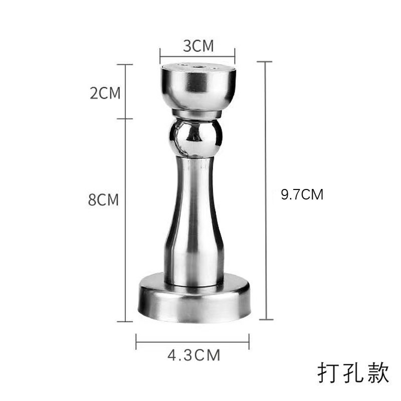 304ステンレス鋼製ドアストッパー、穴あけ不要、延長タイプ、衝突防止、寝室、浴室用ドアストッパー、緩衝、衝突防止|undefined