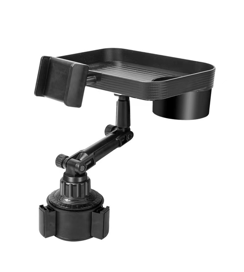 Car-Mounted Food Tray, Cup Holder, Car Center Console Water Cup Holder, Storage Rack, Car Phone Holder