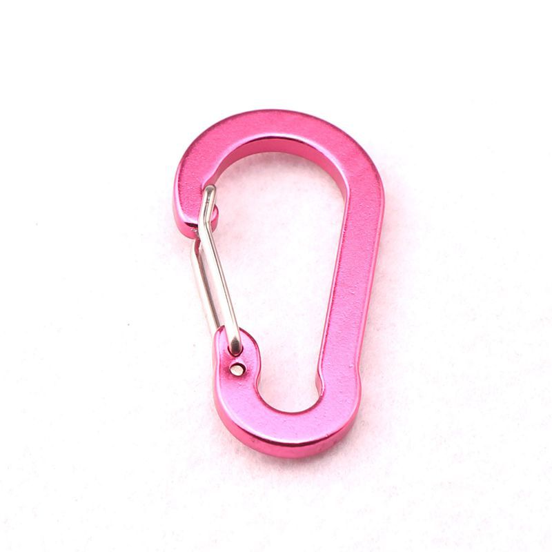 Alta calidad N ° 5 S-tipo aleación de aluminio hebilla de resorte 5 establece embalaje opp