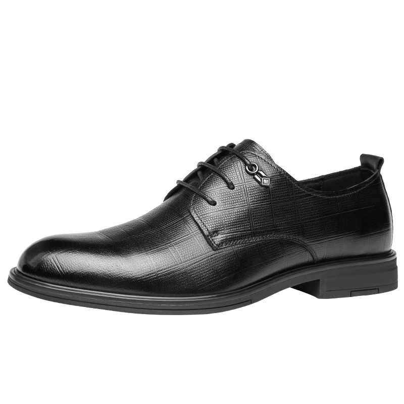 Shoes for leather shoes, classic suit jacket, non-slip footwear English style, 2025 years, genuine leather, British style, high-quality style