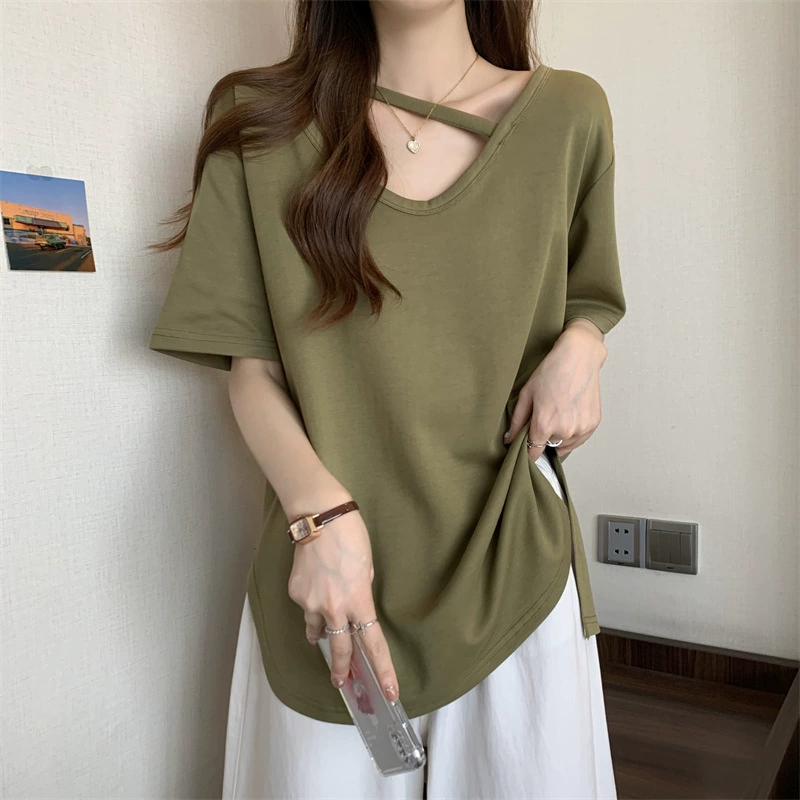 Летняя модная одежда, футболка, плюс сайз, oversize, с коротким рукавом