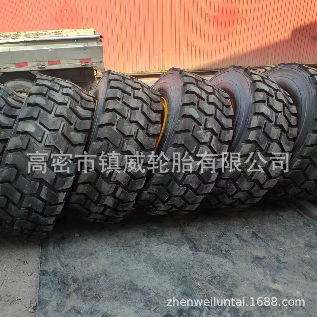 工程机械钢丝轮胎 20.5/70-16 小型装载机铲车轮胎 可配钢圈