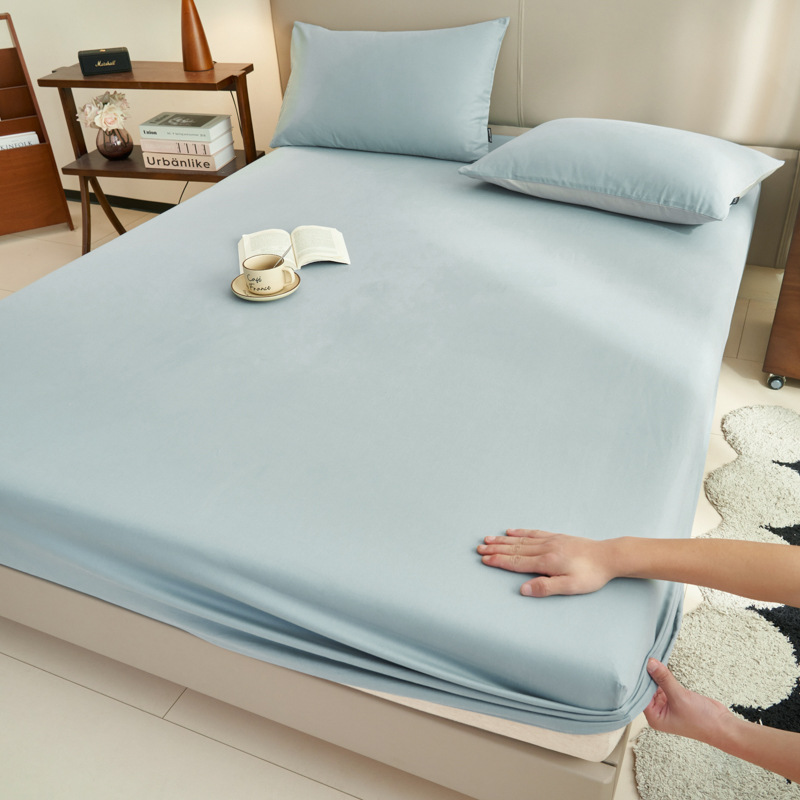 Nueva sábana de algodón puro pieza individual 100 funda de cama de algodón todo incluido funda de colchón funda de cama juego de tres piezas 2025 nuevo