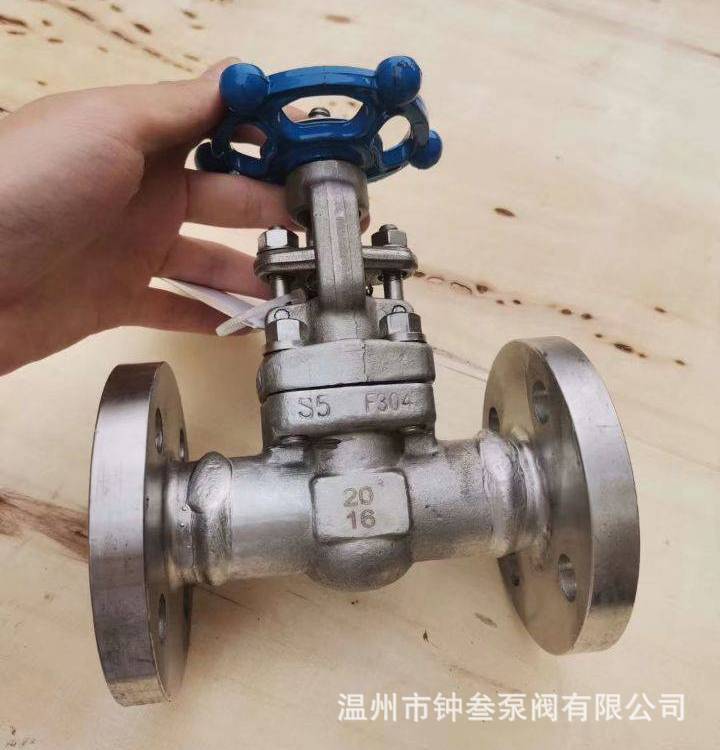 整体锻造法兰闸阀 Z41W-16RL 不锈钢F316L锻钢闸阀 燃气高压闸阀