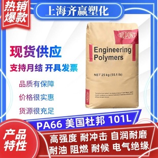 Pa66 Dupont 101L Flame-Retardant, Wear-Resistant, Chemical-Resistant, and Weather-Resistant Nylon 66 Granules Polyamide Particles
