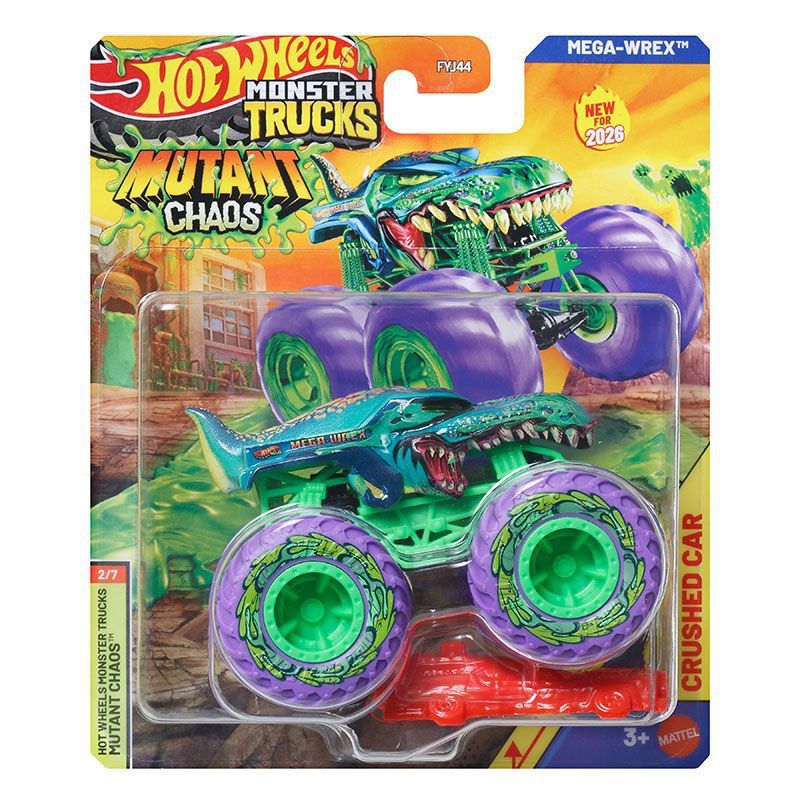 Green monster truck, tyrannosaurus Rex