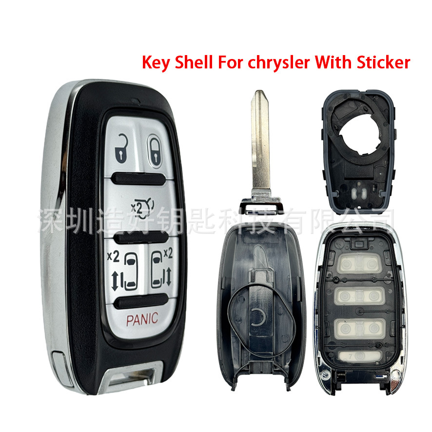 Car remote key case suitable for Chrysler Pacifica 2017-2020 Grand Voyager 2020-2022
