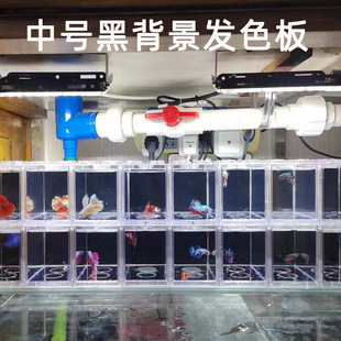 Fish tank custom lamp overlay design creative building blocks convenient