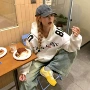 秋冬宽松加厚印花卫衣