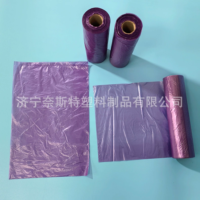 Пакет для домашних животных Бумажная трубка с плоским ртом для собак PE одноразовый разлагаемый мешок для мусора для домашних животных