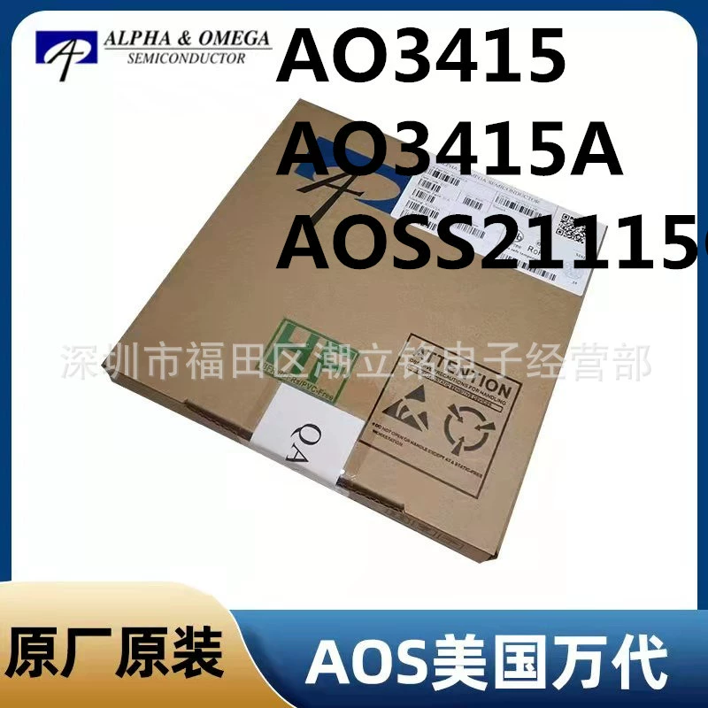 Транзистор полевой AO3415/AO3415A, оригинальный AOS Bandai MOSFET, SOT-23, P-канальный, SMD