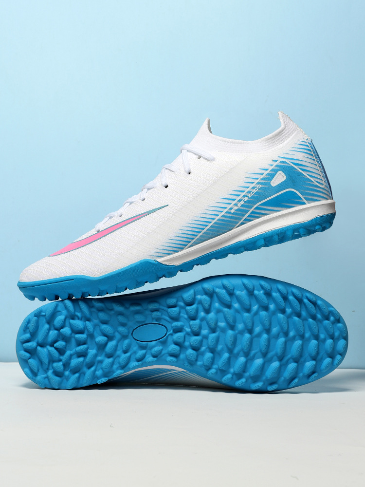 Nuevos zapatos de entrenamiento de césped interiores de hombres y mujeres transfronterizos respirables de clavos largos juveniles ventas directas