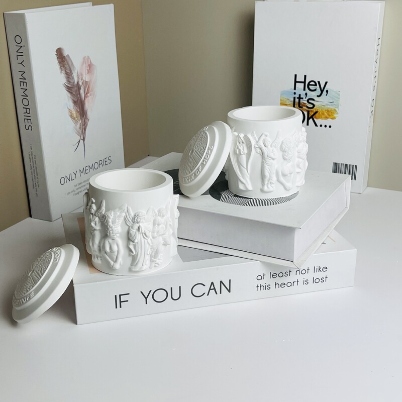 彫像レリーフキャンドル空カップ石膏アロマキャンドルカップフレグランス手作り装飾装飾品空カップメーカー直接供給|undefined