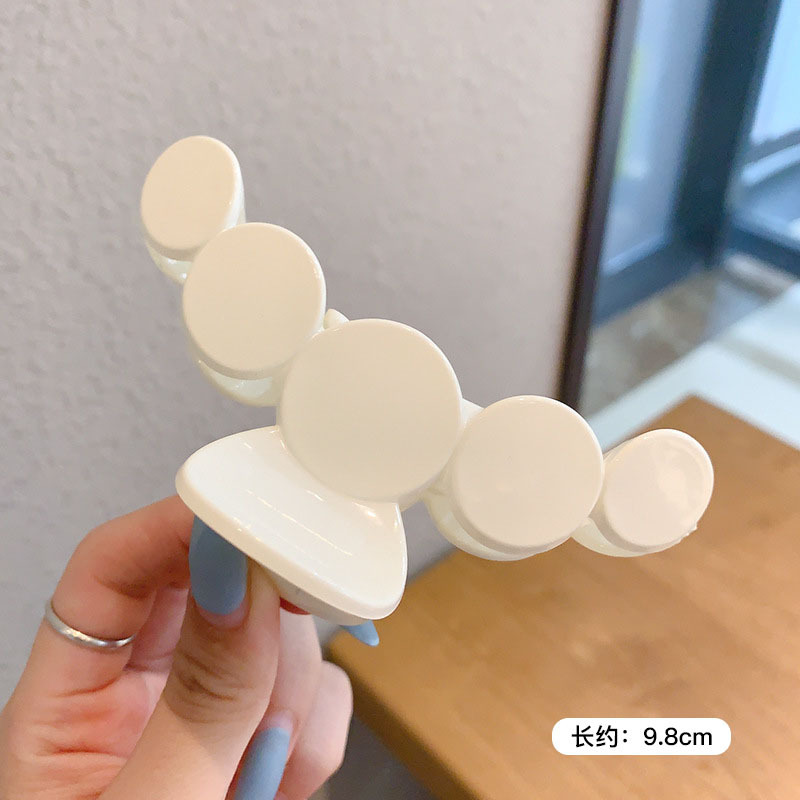 Tocado con clip cuadrado de Maillard, elegante coreano francés, retro, clip de tiburón, red, temperamento rojo, pinza para el cabello, accesorios para el cabello