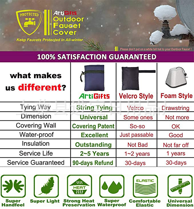 水龙头防冻保护罩