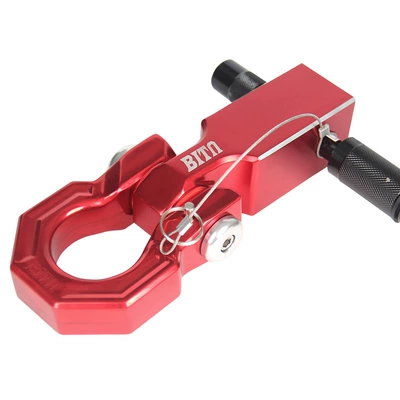 High-Strength Forged Shackle Arm Solid Quick-Release Trailer Hitch Off-Road Rv Towing Trailer Ball Modification Parts (Kempinq və səyahət) - 7075-aluminum-shackle-arm-red