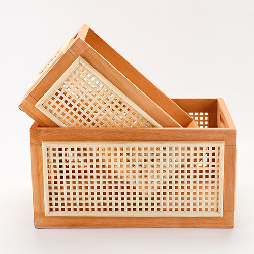 Canasta de escritorio de nuez transfronteriza sala de estar caja de almacenamiento de libros cajón de madera sólida oficina caja de madera