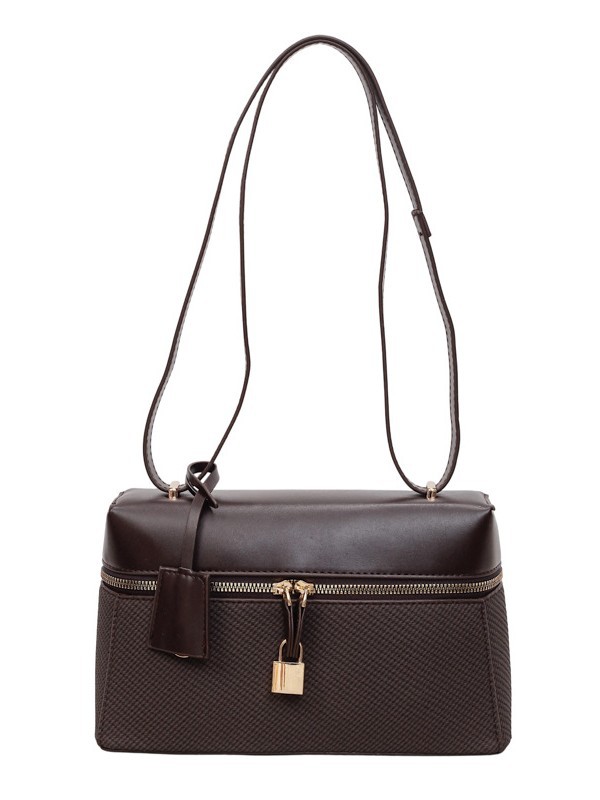 Bolso retro transfronterizo de alto nivel, bolso de moda de lujo ligero, bolso de almuerzo de hombro, bolso de caja universal