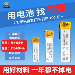 芯輝501240ポリマーリチウム電池3.7v知能電子玩具銃美容器無人機電気セル電池
