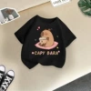 Black sitting bara short sleeves