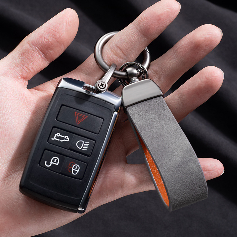Hardware gamuza llavero anti-gota creativo llavero colgante coche llavero unisex coche colgante