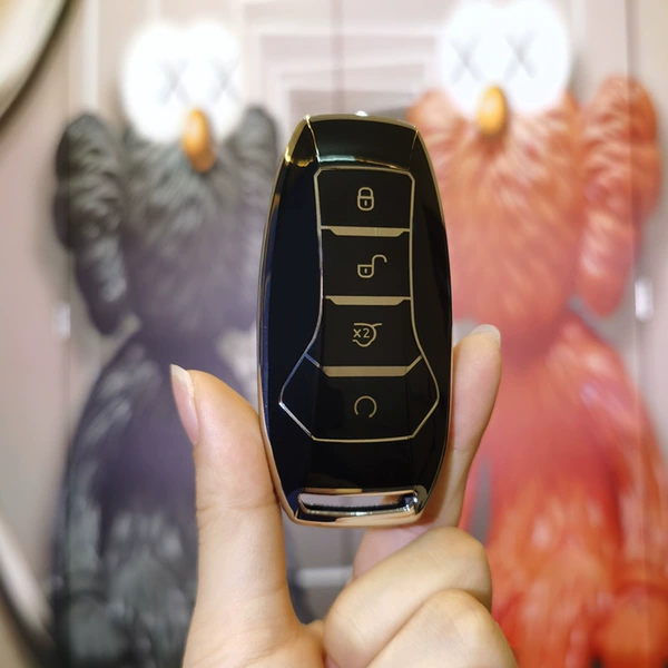 BYD F model smart 4-button: distinguished black (single set)