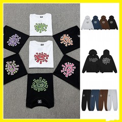 AdW サンロールプラスベルベットフード付きスウェットシャツカジュアルパンツハイストリートカップル半袖 Tシャツジーンズ YSD の全シリーズ