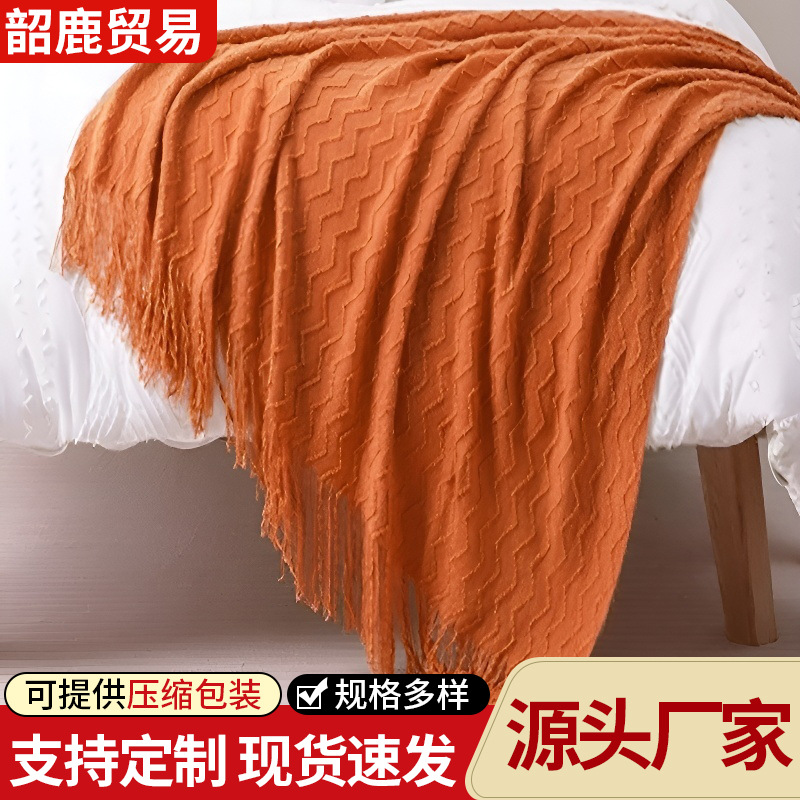 El comercio exterior transfronterizo amazónico tejido cubierta cubierta modelo de casa con toallas de cama cubierta decoración residencial