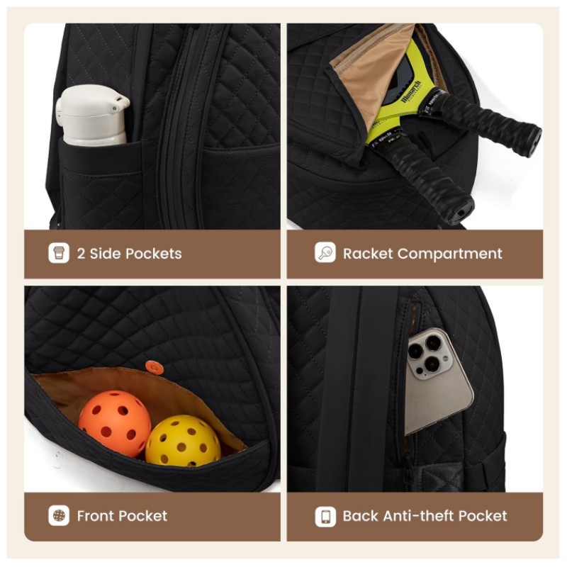 Cross-border 2024 nueva tendencia bolso de hombro de mano de gran capacidad bolso de bádminton de hombres y mujeres bolso de tenis