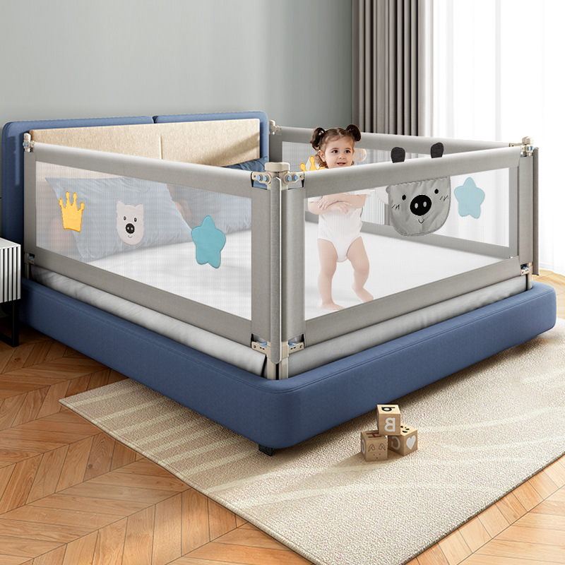 Bed Fence Baby Anti-Fall Guardrail Baby Bedside Guardrail Vertical Lift Bed Guardrail Manufacturer Wholesale