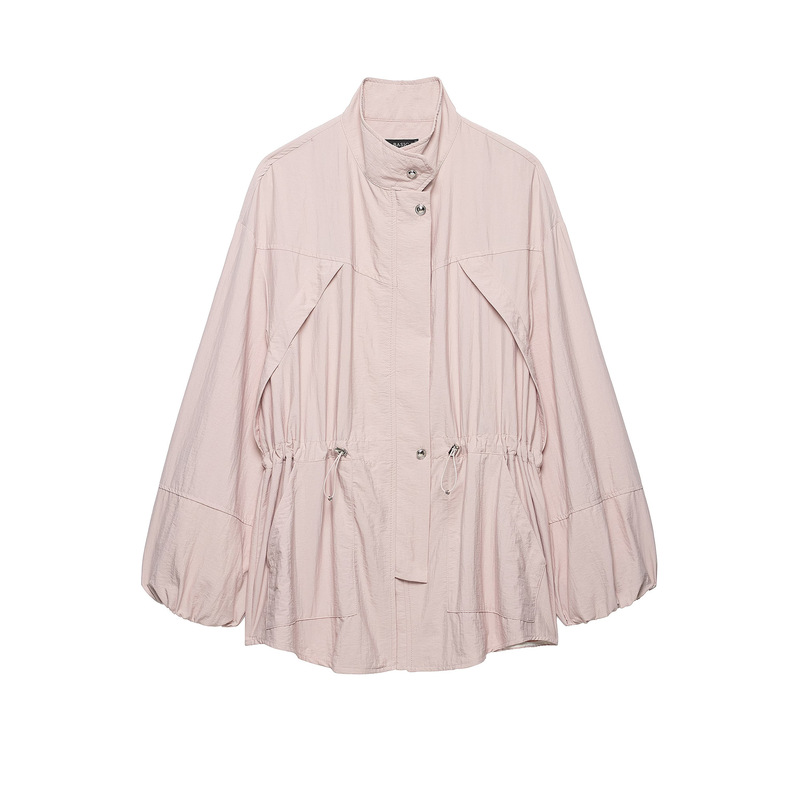 2026 Autumn Cross-Border European and American Women's Stand Collar Jacket 26538