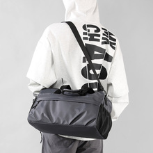 新款男士旅行包大容量超方便手提单肩斜挎行李包时尚潮流健身包