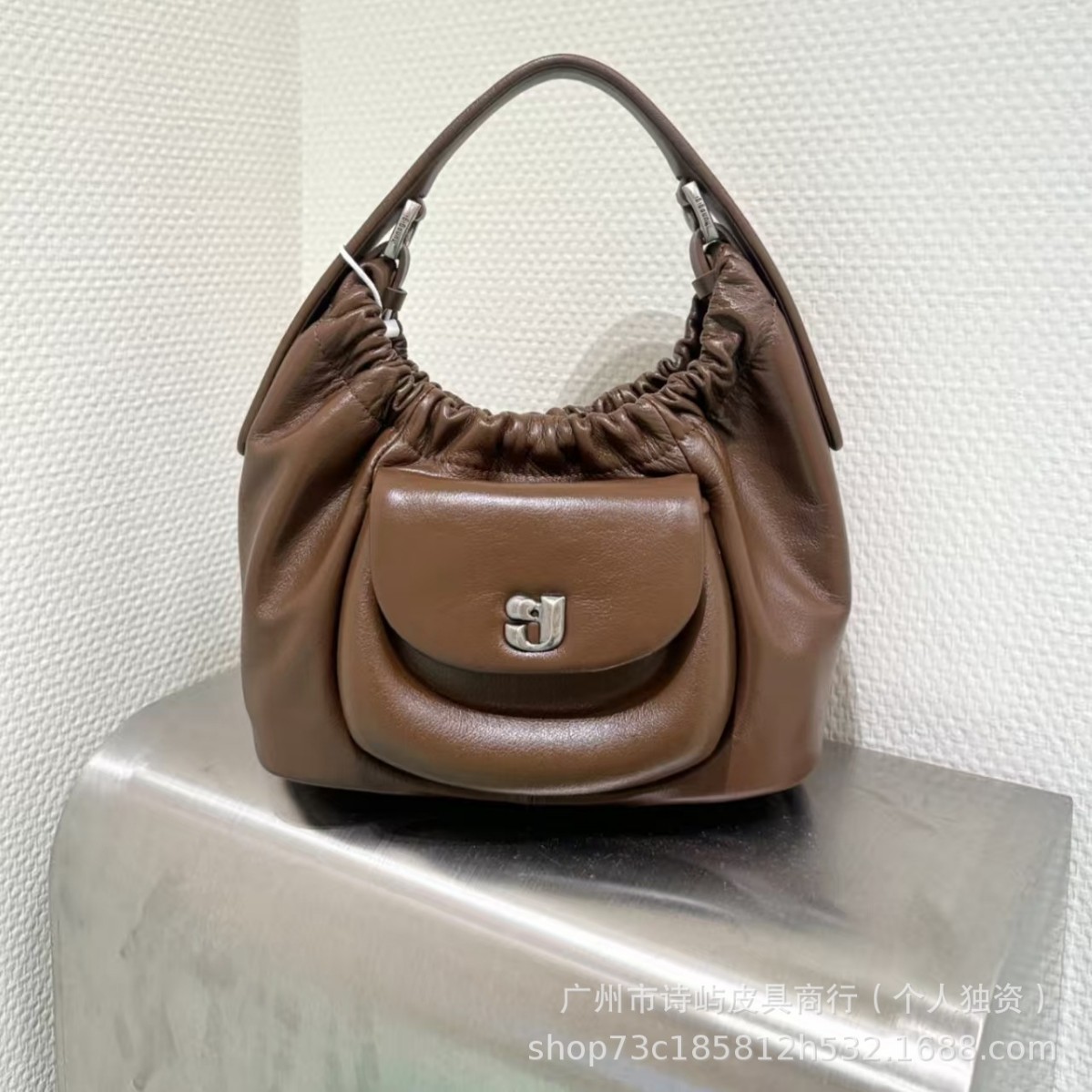 KUNOGIGI Piggy Wonton Bag 2025 New Niche Design Women's Shoulder and Crossbody Bag - Thumbnail 4