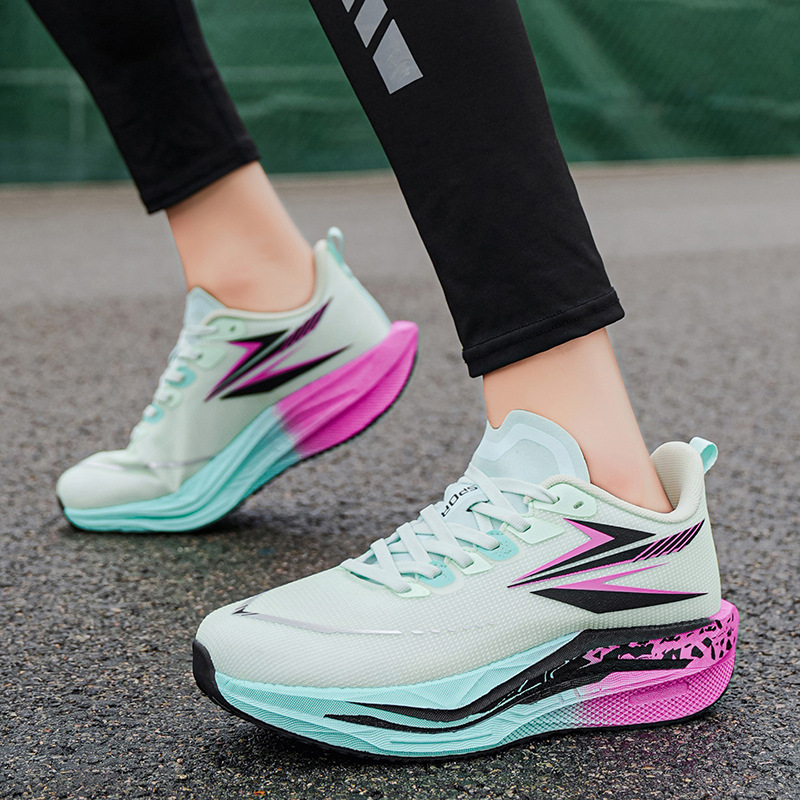 Plus 5Mix Running Shoes New Professional Racing Training Shoes Shock-Absorbing Rebound Running Shoes Sports Shoes for Men and Women
