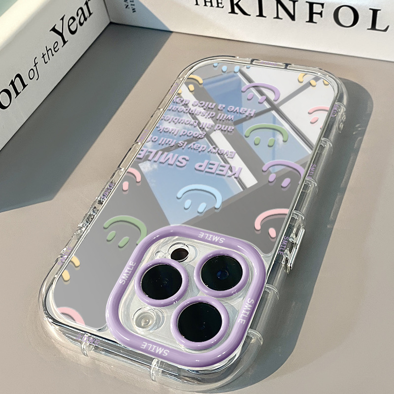 Letter, Smiley Face Pattern Tpu Letter Smiley Face Cartoon Style Cute Phone Cases Phone Accessories