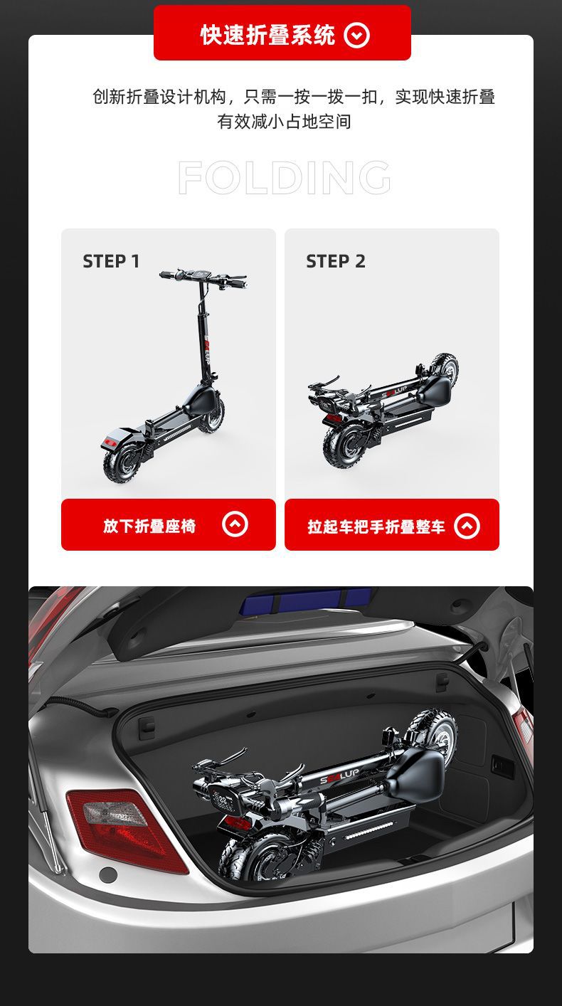 Adult Mini Electric Scooter for Commuting, Off-Road Folding Small Lithium Battery Electric Scooter