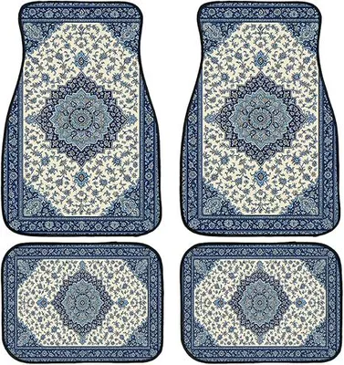 Car Floor Mats Four-Piece – Universal Foot Pad - 1-143-color-18-3344cm-two-piece-set